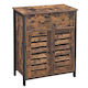 Songmics Cabinet de baie L70xA30xÎ80cm Maro