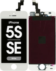 Οθόνη με Μηχανισμό Αφής για iPhone SE (Λευκό)