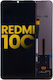 Екран със Сензорен Механизъм за Redmi 10C, POCO C40 (Черен)