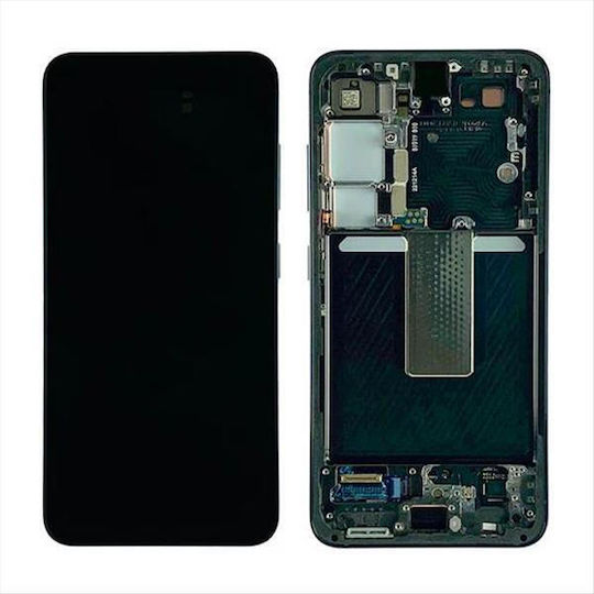 Samsung Screen with Touch Mechanism and Frame for S23 S911B (Black)