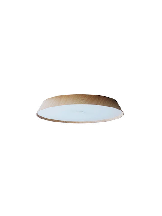 VK Lighting Deckenleuchte 51cm Beige mit Integrierter LED
