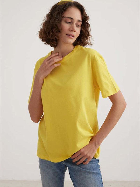 Levure Γυναικείο T-shirt Yellow