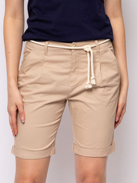 Heavy Tools Women's Bermuda Shorts Beige