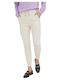 Dama Tesatura Pantaloni Ecru