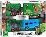 Set de vehicule asamblate cu figurine de dinozauri 998-41b 305203