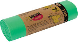 York Trash Bags Capacity 60lt 64x59cm 10pcs Green