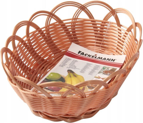 Fackelmann Brotkasten aus Rattan Braun 23x18x9cm