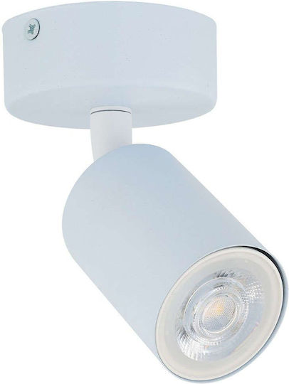 TK Lighting Μονό Σποτ με Ντουί GU10 σε Μπλε Χρώμα TK Lighting Μονό Σποτ με Ντουί GU10 σε Μπλε Χρώμα
