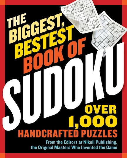 The Biggest Bestest Book Of Sudoku Nikoli Publishing Adult 0813 The Biggest Bestest Book Of Sudoku Nikoli Publishing Adult 0813