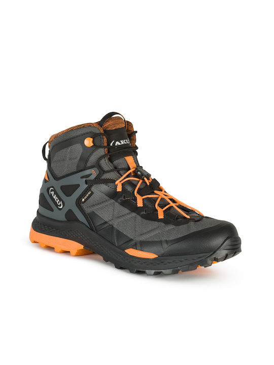 Aku Rocket Men's Hiking Boots Waterproof with Gore-Tex Membrane Black
