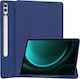Techsuit Flip Cover Albastru (Samsung Galaxy Tab S9 FE Plus)