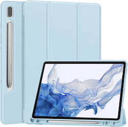 Techsuit Flip Cover Silicone Light Blue for iPad Pro 12.9 2018 2020 2021 2022 Techsuit Flip Cover Silicone Light Blue for iPad Pro 12.9 2018 2020 2021 2022