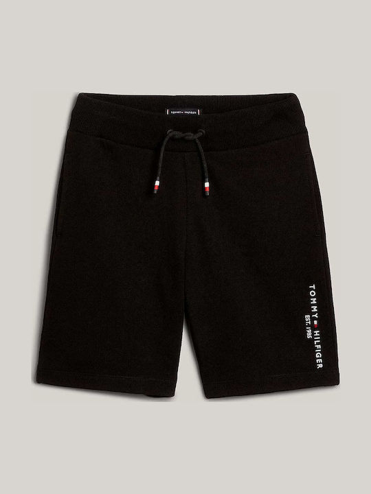 Sportliche Kinder-Shorts/Bermudas Essential Schwarz