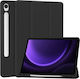 Techsuit Flip Cover Μαύρο Samsung Galaxy Tab S9 FE