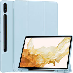 Techsuit Flip Cover Albastru deschis Samsung Galaxy Tab S8
