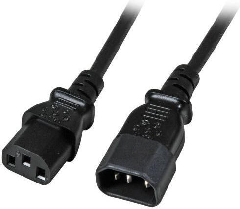 EFB IEC C14 - IEC C13 Cablu 0.5m Negru (EK503.0,5)