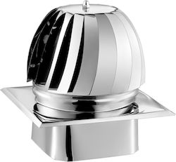 Шапки Chimney Pipe Inox 300мм Сребрист
