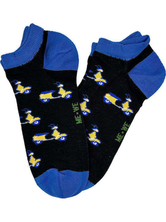 ME-WE Kids' Ankle Socks Black 2 Pairs