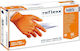 Reflexx Gloves for Work Disposable Orange Nitrile 50pcs