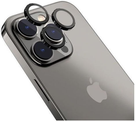 Protecție Cameră Tempered Glass Black pentru iPhone 11, 11 Pro, 11 Pro Max, 12, 12 Pro