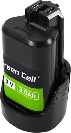 Green Cell Μπαταρία Εργαλείου 10.8V με Χωρητικότητα 3Ah