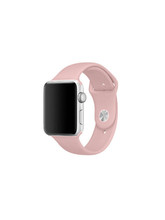 Λουράκι Σιλικόνης Ροζ (Apple Watch 38 / 40 / 41 mm - Ροζ Απαλό)