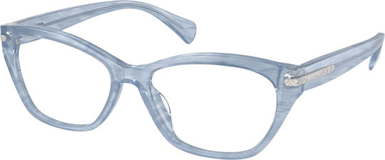 Ralph Lauren Femei Plastic Rame Ochelari Ochi de pisică Albastru RA7161U 6154