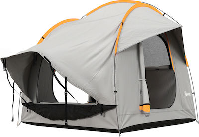 Outsunny Σκηνή Camping Αυτοκινήτου Γκρι 3 Εποχών 239x210x210εκ.