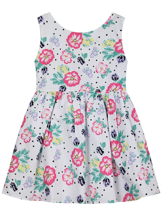 Energiers Kids Dress Floral Sleeveless Embrime