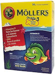 Moller's Omega 3 Подходящо за деца 45 желирани бонбони