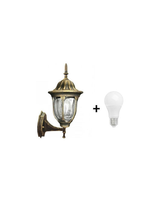 Wall-Mounted Outdoor Lantern E27 IP43