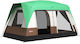 Outsunny Σκηνή Camping Πράσινη 4 Εποχών για 4 Άτομα 490x305x225εκ.