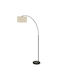 TK Lighting Zenith Stehleuchte H170xB130cm. mit Fassung für Lampe E27 Schwarz