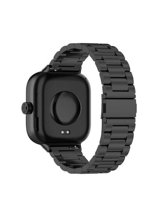 Ανταλλακτικό Λουράκι Stainless Steel Xiaomi Redmi Watch 4 Smart Band 8 Pro Black