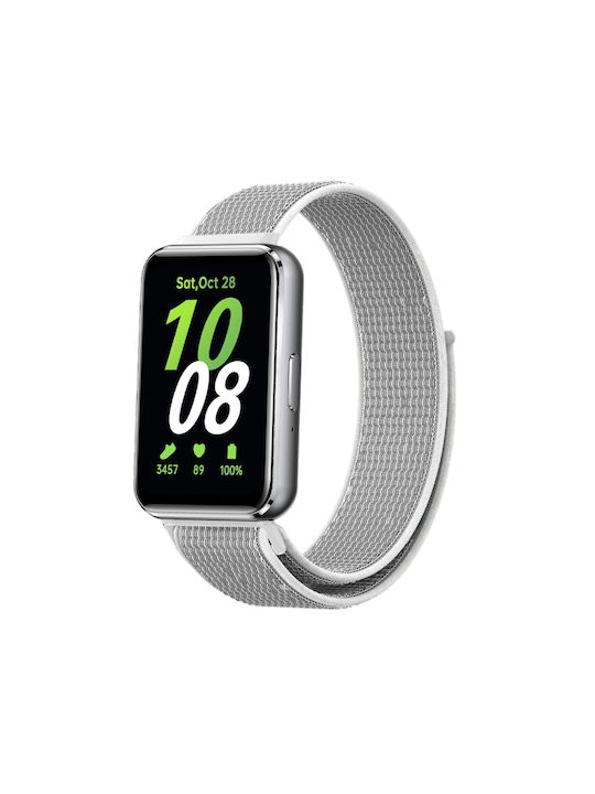 Silikonband für Samsung Galaxy Fit 3 Grau Weiß Originalausstattung