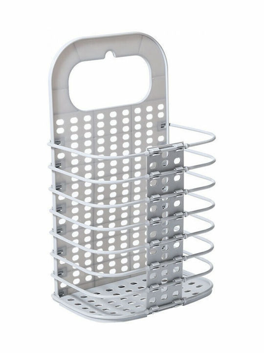 Lalos Καλάθι Απλύτων Πλαστικό Πτυσσόμενο 28x17x46cm Γκρι