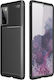 Techsuit Umschlag Rückseite Silikon Schwarz (Galaxy S20 FE)