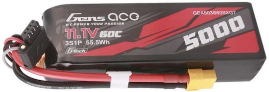 Gens Ace G-tech Μπαταρία Li-Po 11.1V 5000mAh 60C 3S XT60 για Τηλεκατευθυνόμενο