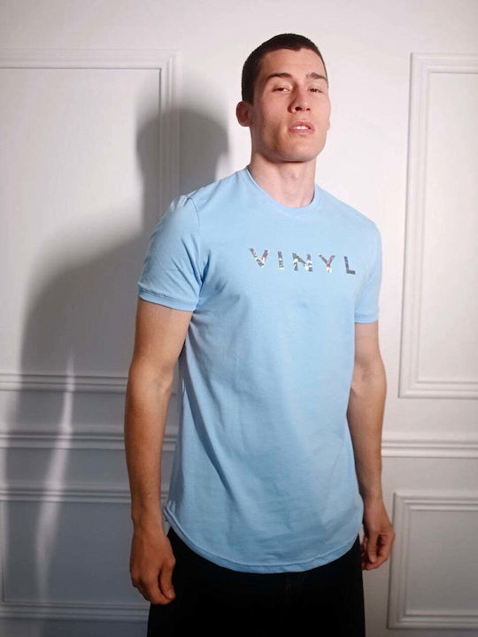 Vinyl Art Clothing T-shirt Light Blue