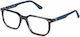 Police Metal Prescription Eyeglass Frame Grey V...