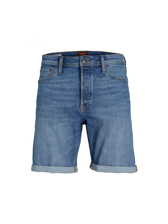 Jack & Jones Men's Shorts Jeans Light Blue Denim
