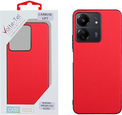 Volte-Tel Carbon Lift Back Cover Σιλικόνης Κόκκ...