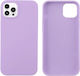 Soft Back Cover Σιλικόνης Μωβ (iPhone 15 Pro)