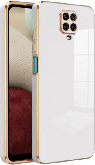 Plated Back Cover Silicone with Strap Gold (Xiaomi Note 9s, Xiaomi