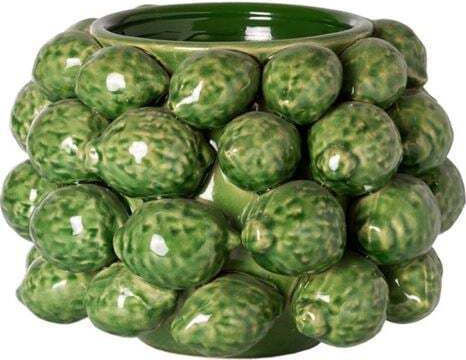 EDG Decorative Vase Ceramic Green 22xH31cm