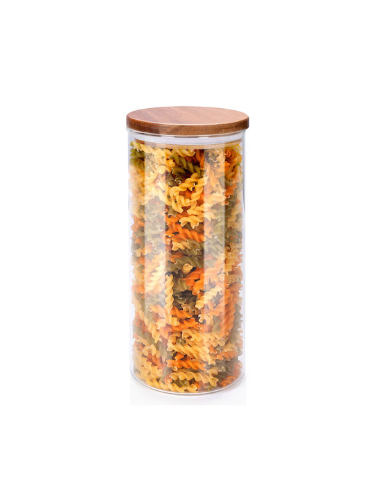 Alpina Appliances Cereal Jar with Lid Glass Transparent 1250ml 1Piece
