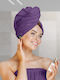 Beauty Home Πετσέτα Προσώπου Turban Art 3408 Μωβ