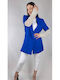 Mezzo Mezzo Damen Blazer Blue Roulette