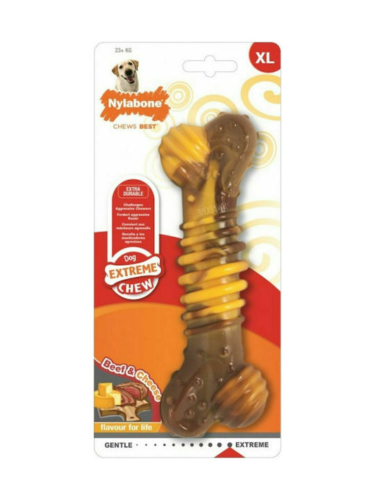Nylabone Екстремна Текстилна Играчка Кокал Дъвкалка XLarge