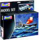 Revell Battleship Φιγούρα Μοντελισμού 48 Κομματιών σε Κλίμακα 1:1200 με Κόλλα και Χρώματα 18.8x3εκ.